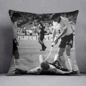 Gazza celebrates Euro 96 qualifiers Cushion (Insert: With Insert, size: 18" X 18")