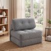 Folding Sofa Bed with Pillow and Back Support for Living Room