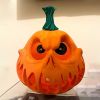 Halloween Giant Pumpkin Resin Decoration | Spooky Skull Head with Eerie Facial Features, Hollow Design for Indoor/Outdoor Festive Decor