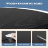 Panel TV cabinet can store black cabinets, suitable for home living room office TV cabinet