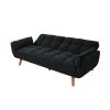 75" Flared Arm Convertible Sleeper Sofa