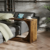 C-Shaped End Table, Sofa Side Table Couch Table