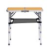 Outdoor Folding Camping Table, 2ft Portable Pinic Table with 3 Adjustable Height