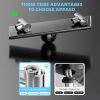 Kitchen Faucets with Soap Dispenser, Solid Stainless Steel Kitchen Faucet with Pull Down Sprayer 3 Modes, Modern Kitchen Sink Faucets with Sprayer