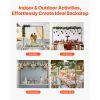 Over The Table Rod Stand with Clamps, 13"-42" Tall & 28"-98" Length Adjustable, Metal Table Arch Stand