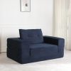 Compression Human Dog Sofa Bed for Adult & Pets,Modern Floor Couch With Pillow for Living Room Bedroom,Corduroy Fabric,No Assembly Required