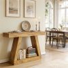 140cm Console Table in Country House Style with Storage Space Sofa Table Rustic Design Living Room Furniture