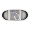 59" 100% Acrylic Freestanding Bathtub, Contemporary Soaking Tub, white Bathtub