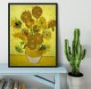 Another vase of sunflowers Framed Print