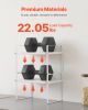 2 Tier Cabinet Organizer Shelf Counter Shelves Steel Kitchen Storage Spice Rack