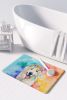 Great Pyrenees Hippie Dawg Memory Foam Kitchen Mat Machine Washable Anti-Fatigue Mat Cushion Comfort Bath Mat or Kitchen Rug