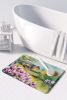 Louisiana Magnolias in Watercolor Memory Foam Kitchen Mat Machine Washable Anti-Fatigue Mat Cushion Comfort Bath Mat or Kitchen Rug