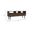 Hamburg TV Stand For TVÂ´s up 60", Four Legs, Three Open Shelves