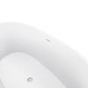 59" 100% Acrylic Freestanding Bathtub, Contemporary Soaking Tub, white Bathtub