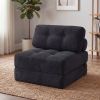 Folding Sofa Bed with Pillow and Back Support for Living Room