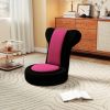 Floor Comfy Gaming Leisure Chair with Adjustable Headrest and Backrest