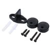 4.9FT/6FT/6.6FT/8FT Black Carbon Steel Big Hanger Roller Interior Sliding Barn Door Hardware