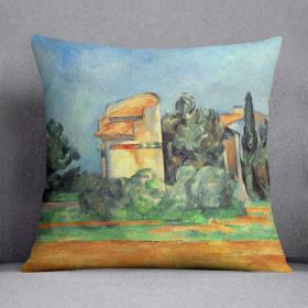 Pigeonry in Bellvue by Cezanne Cushion (Insert: With Insert, size: 18" X 18")