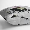 Banksy Friendly Helicopters Cushion