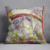 River at the Bridge of Three Sources by Cezanne Cushion
