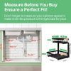 Under Sink Organizer, 2 Tier Under the Sink Storage, Slide out Pull out Cabinet Organizer Shelf