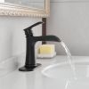 Nowadays Waterfall bathroom faucet, single handle bathroom sink faucet