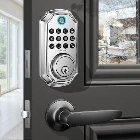 Keyless Entry Door Lock With Handle App-Controlled Front Door Lock Set With Keypad  Auto-Lock & One-Touch Locking  Anti-Peep Code Feature  Easy Instal (Option: D280 H300)